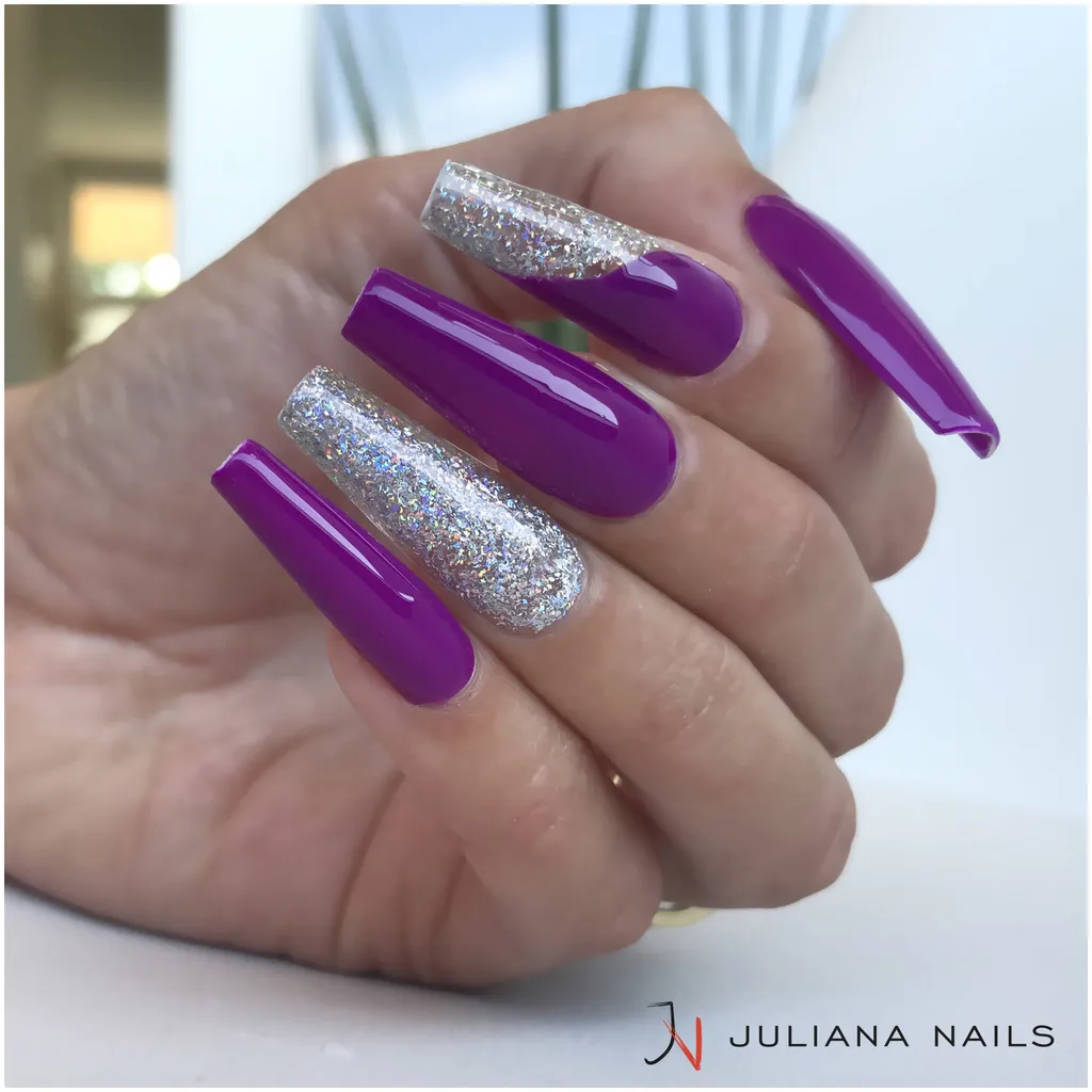 Juliana Nails smalto gel Glitter & Co - Glitter argento