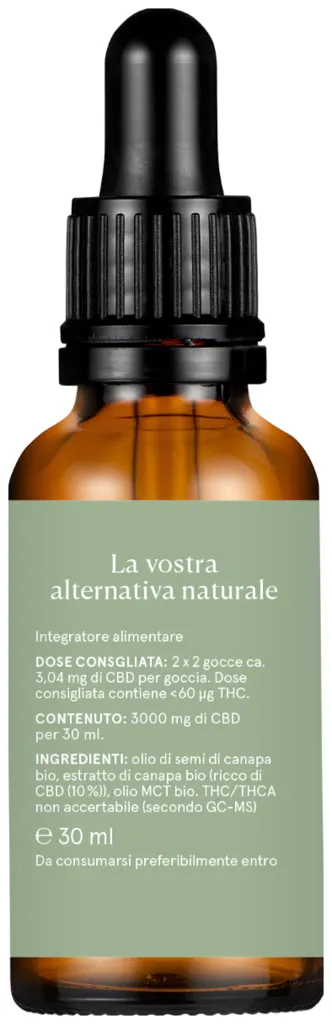 CBD VITAL Olio di CBD Estratto Naturale Premium 10% - 10 ml