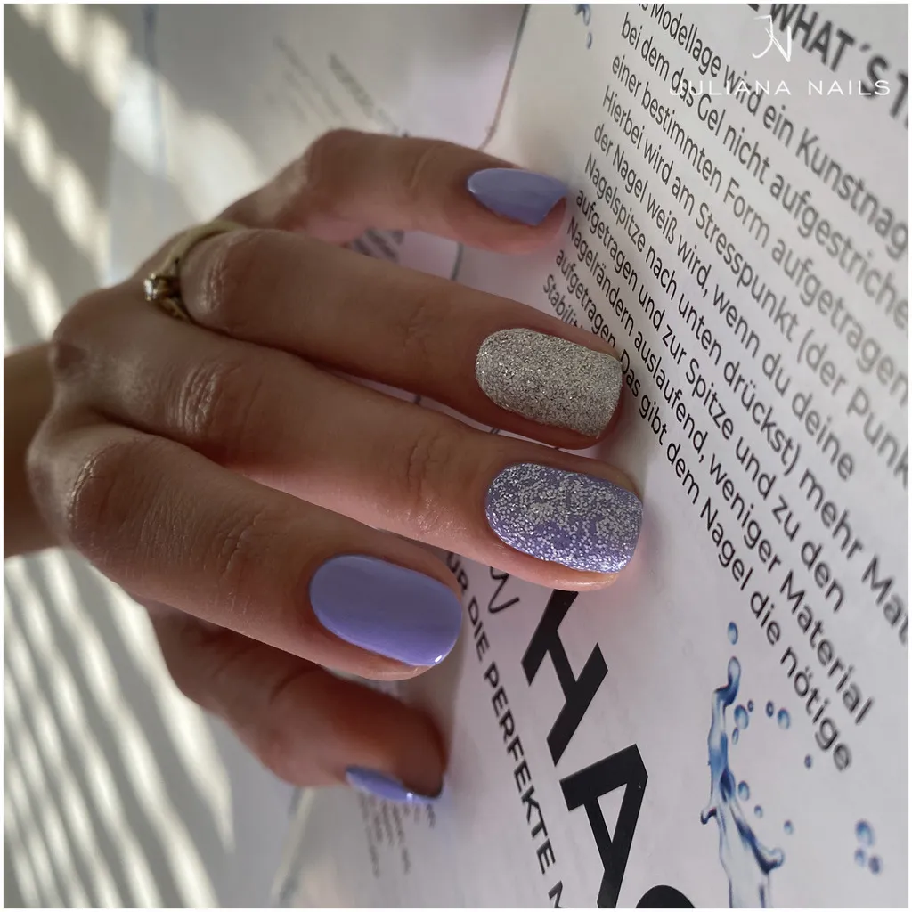 Juliana Nails smalto gel Glitter & Co - Glitter argento