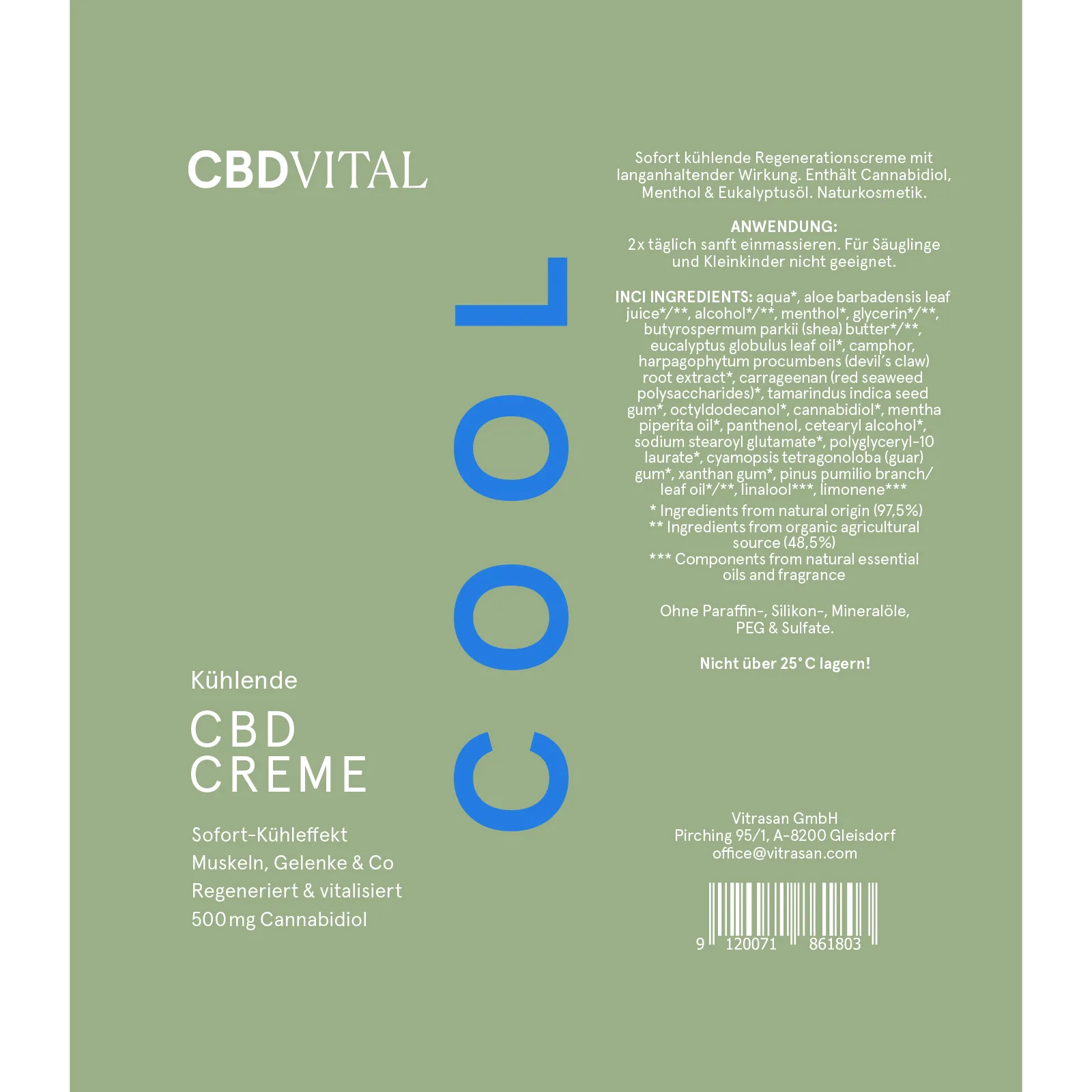 CBD Vital Crema Rinfrescante
