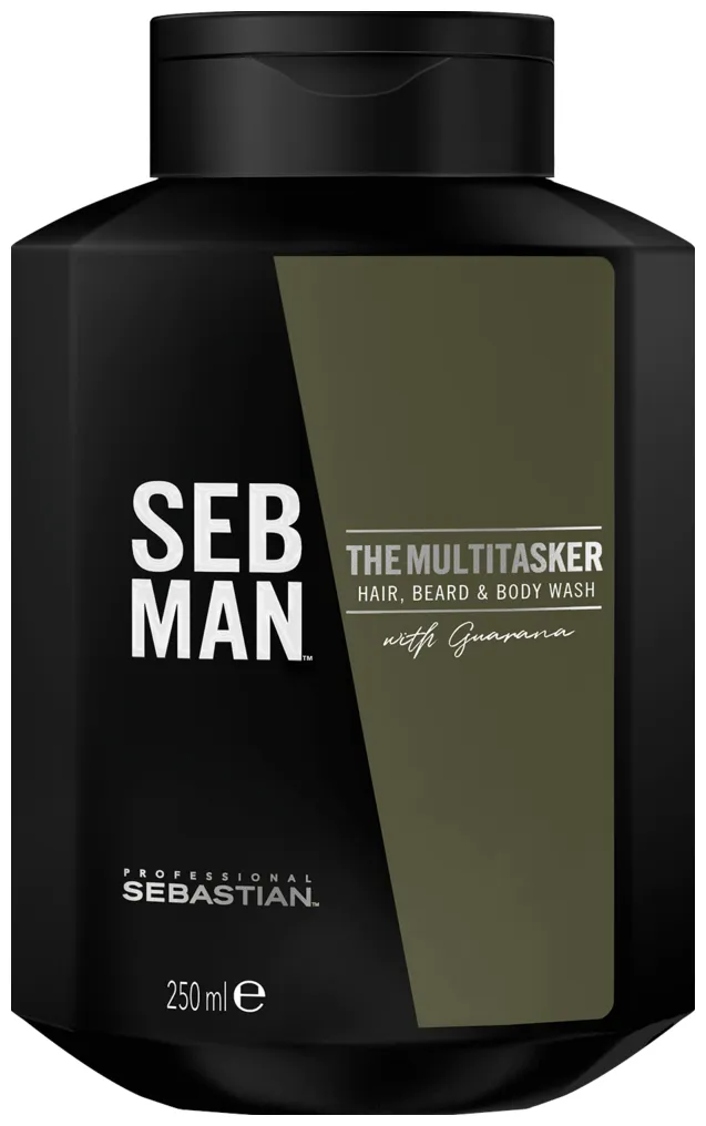Seb Man The Multitasker 3in1 Hair, Beard & Body Wash - 50 ml