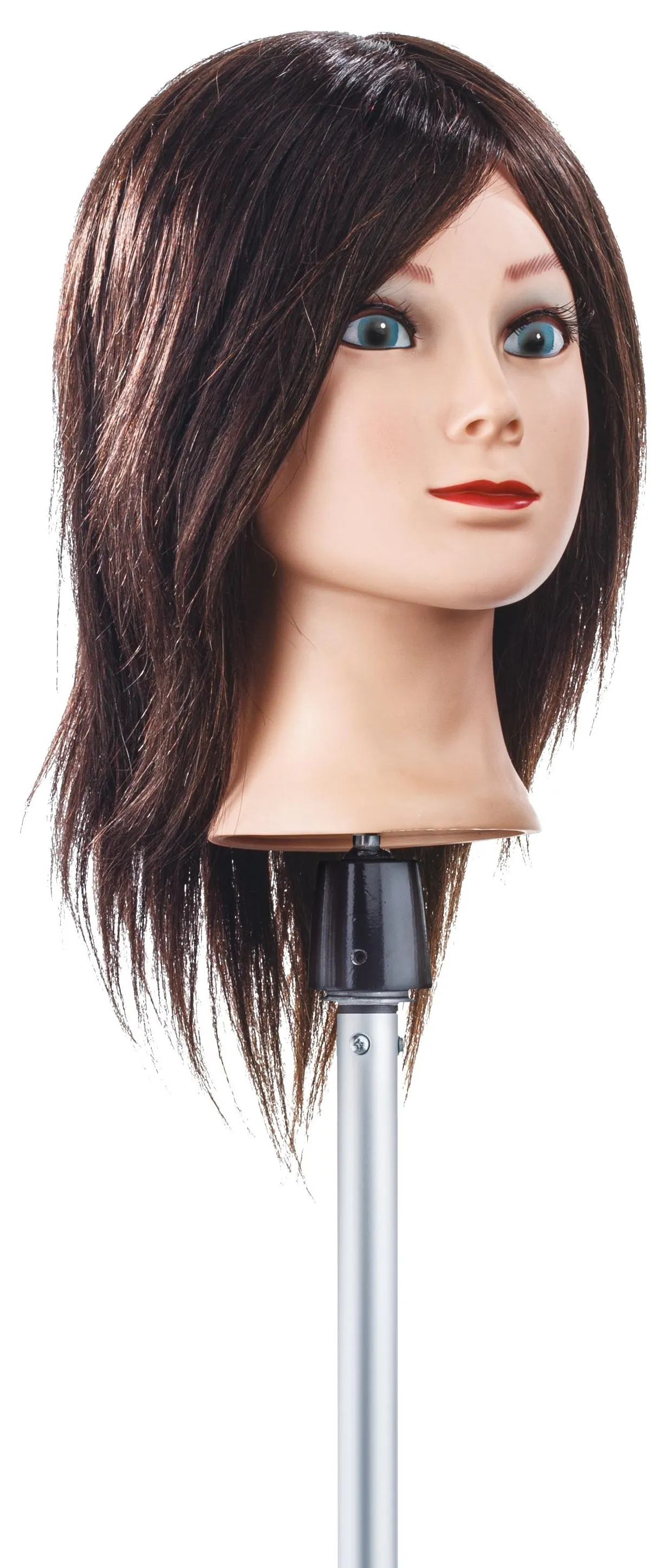 Testa di allenamento Xanitalia per capelli medi-corti, lunghezza 30 cm, colore 4
