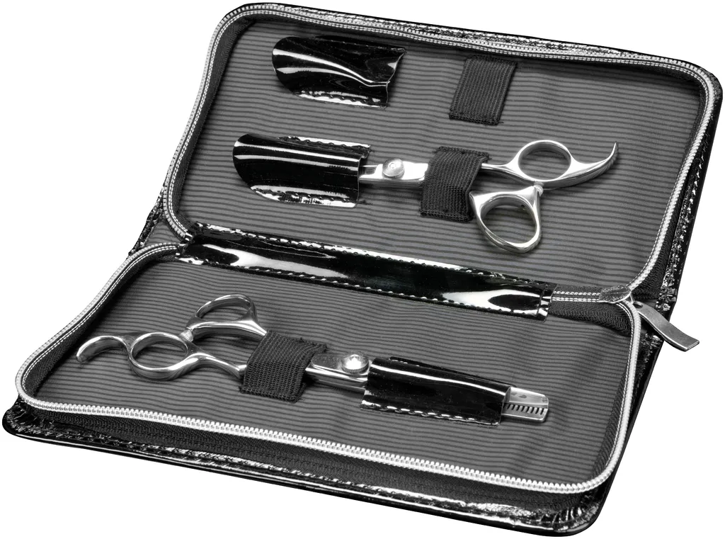 Olivia Garden Set da 2 SilkCut 5,0'' + Forbice modellante versione europea