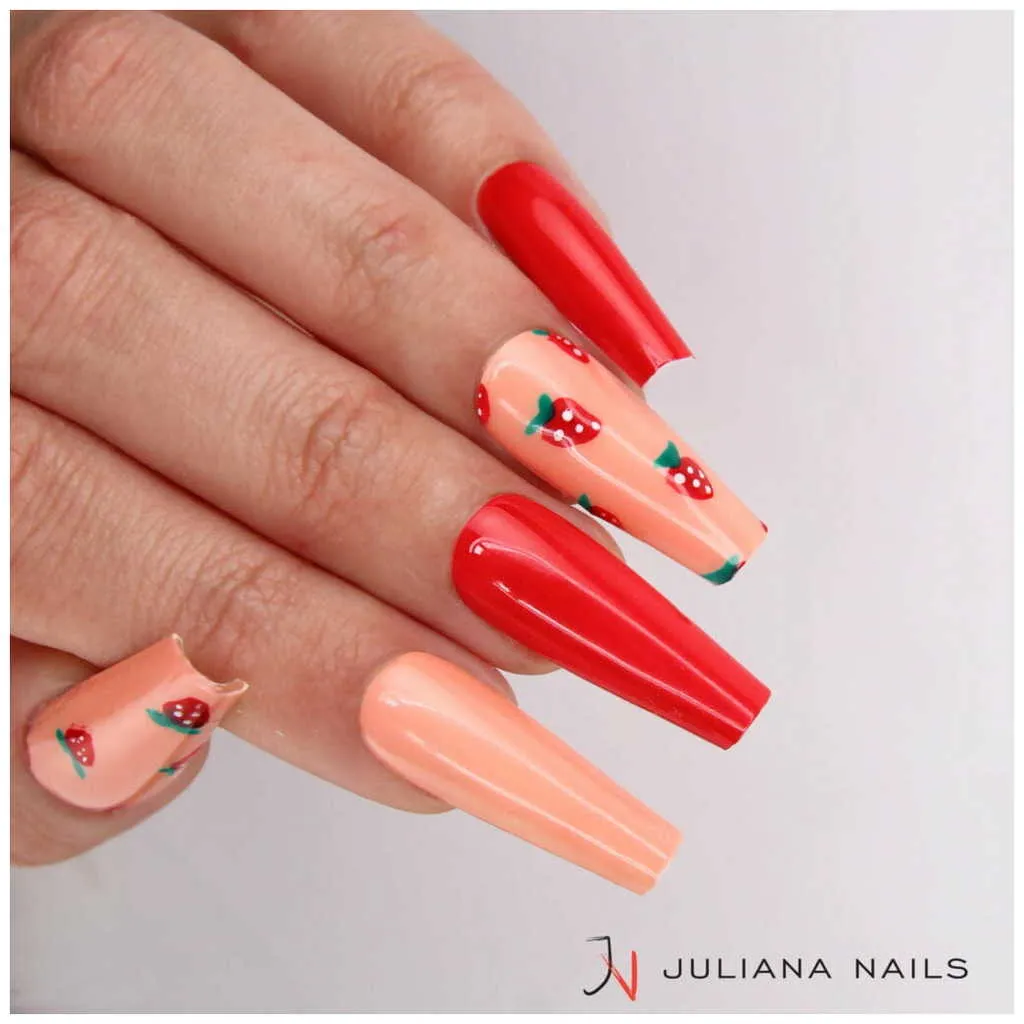 Juliana Nails smalto gel sfumature di rosso - Cherry Cherry Lady