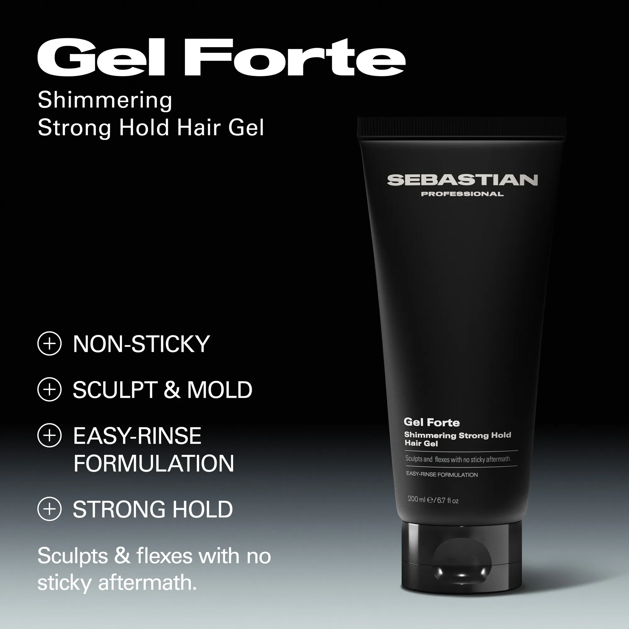 Sebastian Gel Forte Shimmering Strong Hold Hair Gel