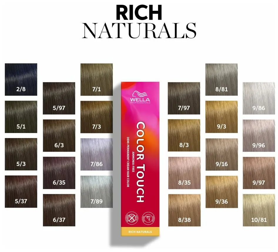 Wella Color Touch Rich Naturals 60ml - 5/1 Castano chiaro cenere