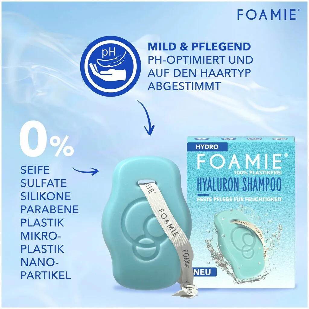 Foamie Solid Shampoo Bar for dry hair