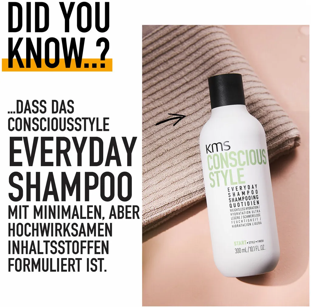 KMS Conscious Style Everyday Shampoo - 300 ml